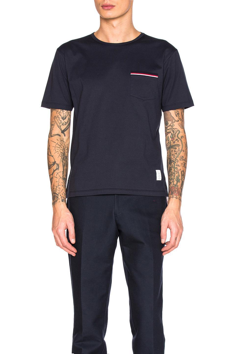THOM BROWNE Oversized Short Sleeves T-shirt In Black