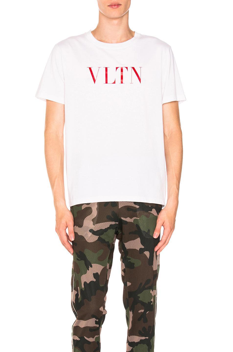 VALENTINO Vltn Cotton T-shirt In White
