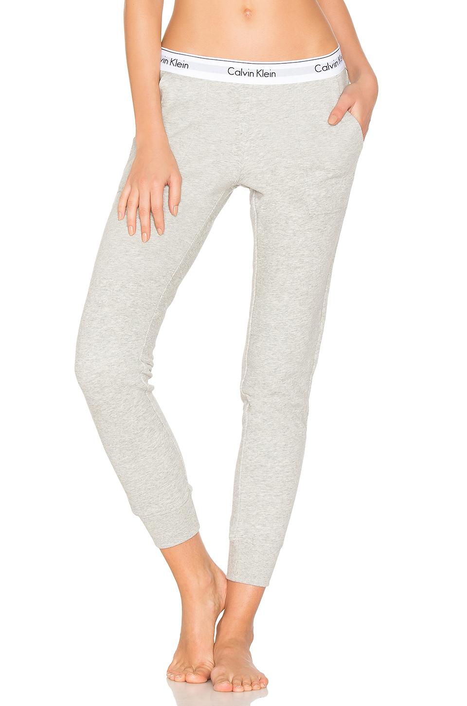 CALVIN KLEIN UNDERWEAR Modern Cotton Ribbed Stretch Modal-blend Soft-cup Bra In Grey Heather