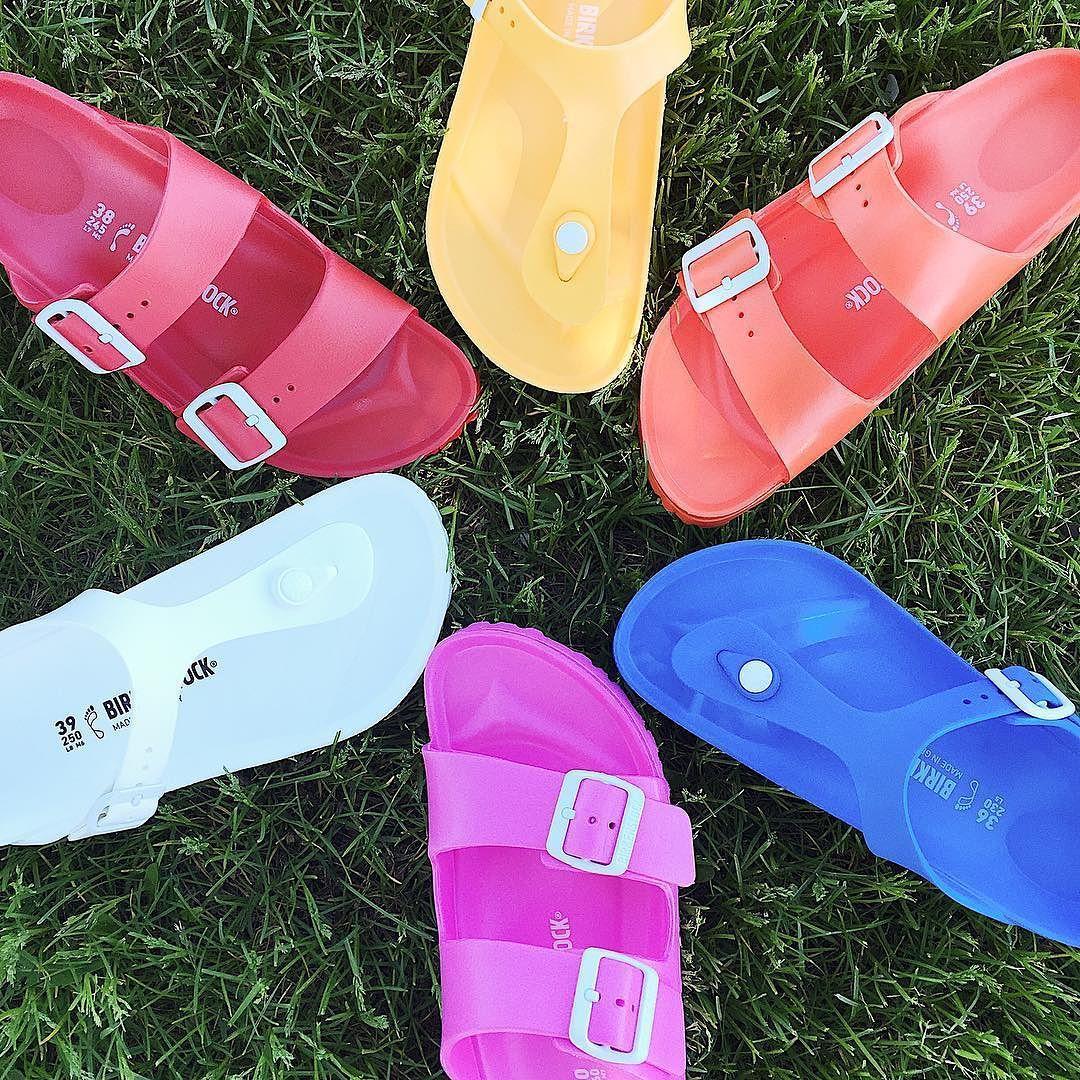 BIRKENSTOCK Black Arizona Slide Sandals