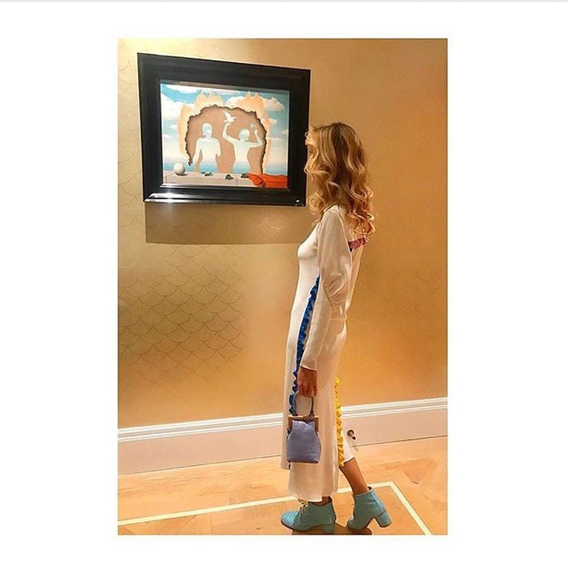 belmagaudio's Posts | Wearing: Tibi Ruffle Trim Dress