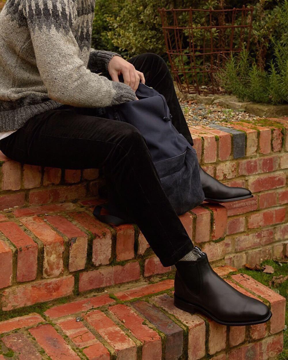 R.M.WILLIAMS R.m. Williams Black Yearling Comfort Craftsman Chelsea Boots