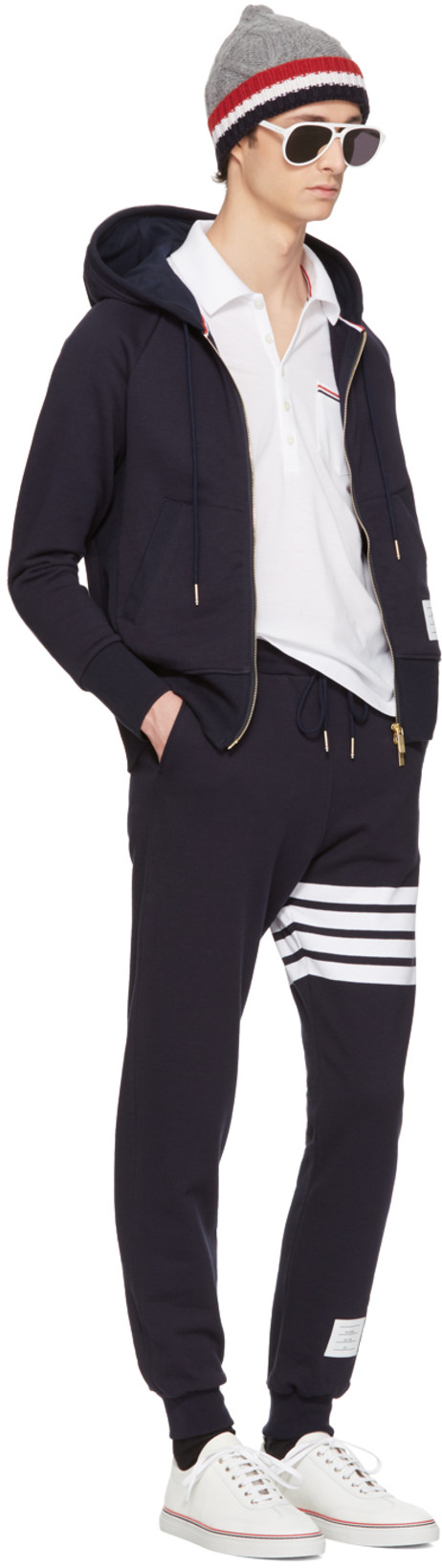 THOM BROWNE Sweatshirts Blue