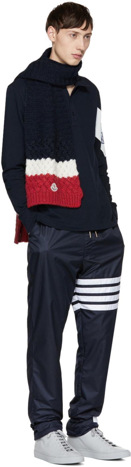 THOM BROWNE Classic Loopback 4-bar Sweatpants In Blue