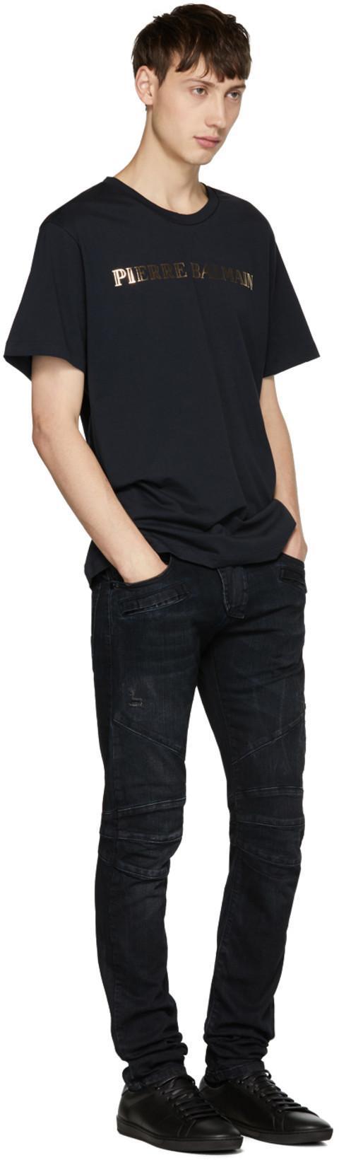 SAINT LAURENT Andy Black Leather Sneakers