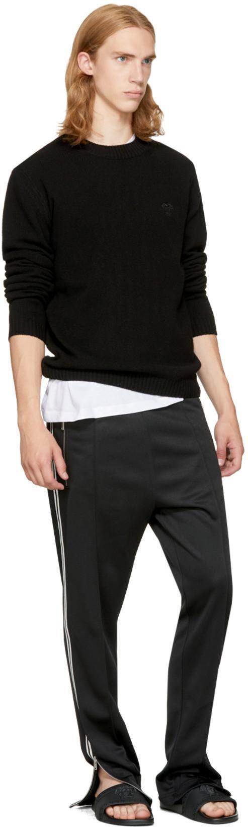 VERSACE Palazzo Rubber Slides In Black