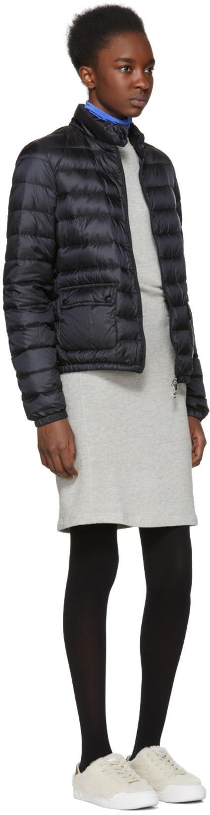 MONCLER Lans Nylon Padded Jacket In Black