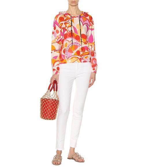 VALENTINO GARAVANI Flat Sole Rockstud Leather Sandals In A76 Candy Rose