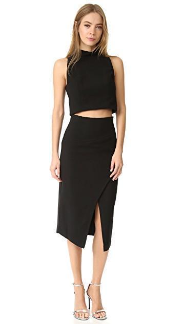 BLACK HALO Juma Two Piece Dress In Porcelain