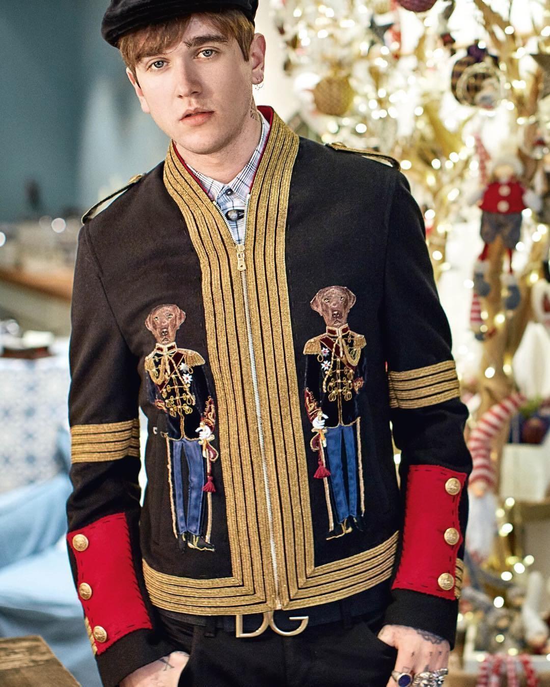 DOLCE & GABBANA Dolce&gabbana Black Belt With Rutenium Dg Plaque