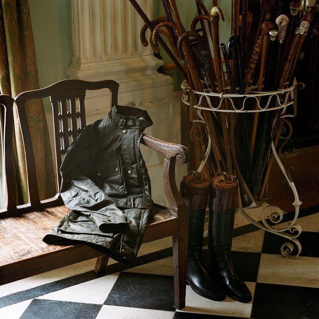 BELSTAFF Trailmaster Waxed Jacket Black