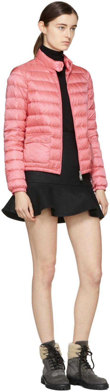 MONCLER Lans Nylon Padded Jacket In Black