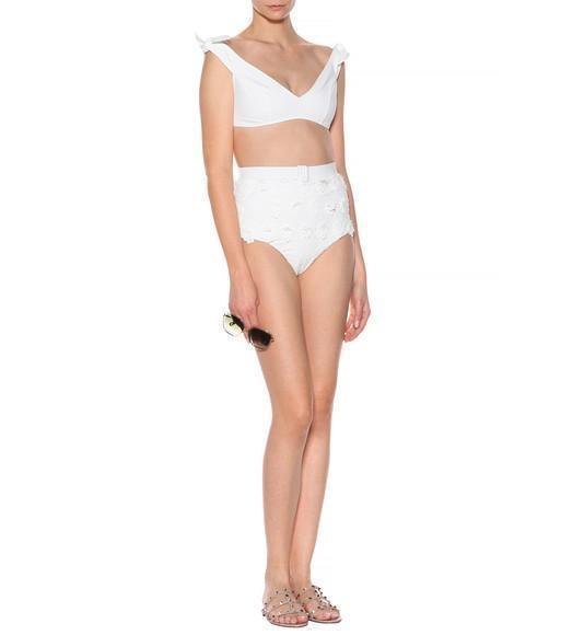 VALENTINO GARAVANI Flat Sole Rockstud Leather Sandals In A76 Candy Rose