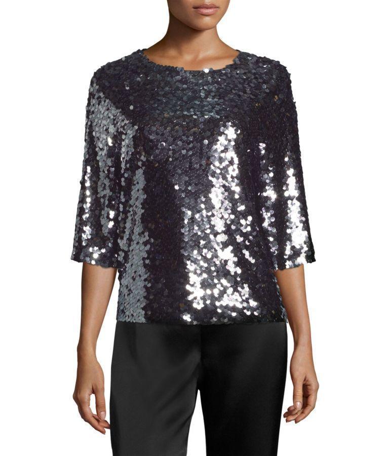 ST JOHN ‘diana' Flat Front Pressed Crease Straight Leg Pants In Black