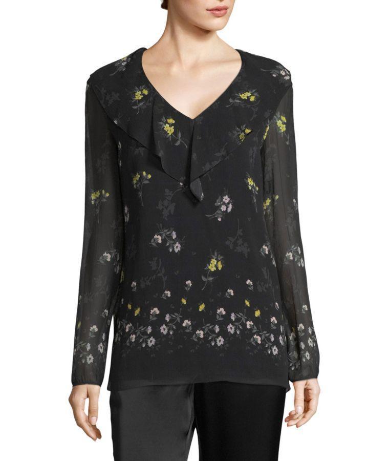 ST JOHN ‘diana' Flat Front Pressed Crease Straight Leg Pants In Black