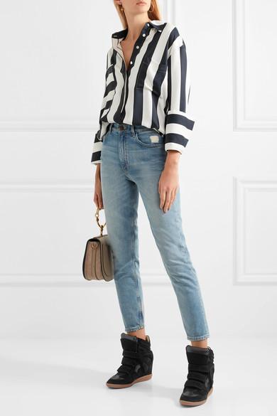 ISABEL MARANT Suede Bekett Wedge Sneakers 50 In Black