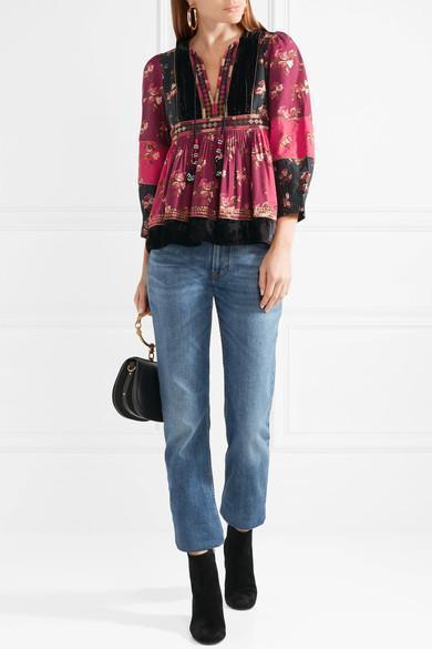 GIANVITO ROSSI Block Heel Ankle Boots With Suede Finish In Black