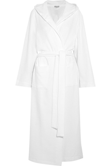 HANRO Robe Selection Terry-towelling Robe In White