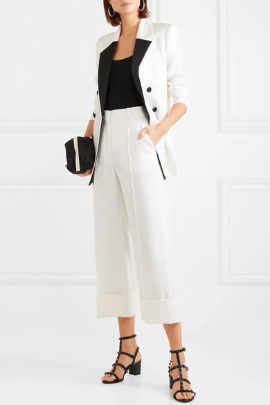 VALENTINO GARAVANI Garavani Rockstud 60 Leather Sandals In Black