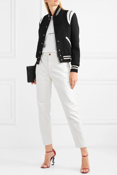 SAINT LAURENT Opyum Buckle-fastening Sandals In Red