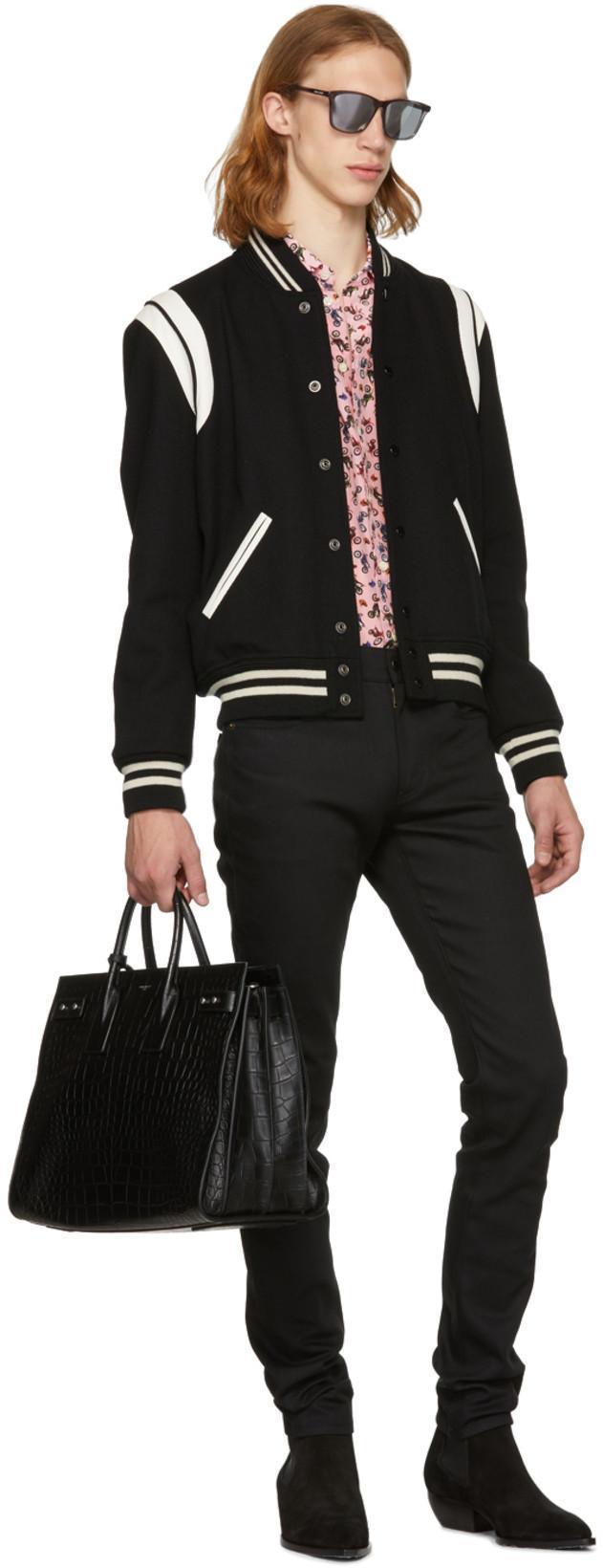 SAINT LAURENT Sac De Jour Large Tote In Black