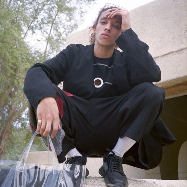 VALENTINO GARAVANI Black Fabric And Leather Rockrunner Camouflage Sneakers In Multi