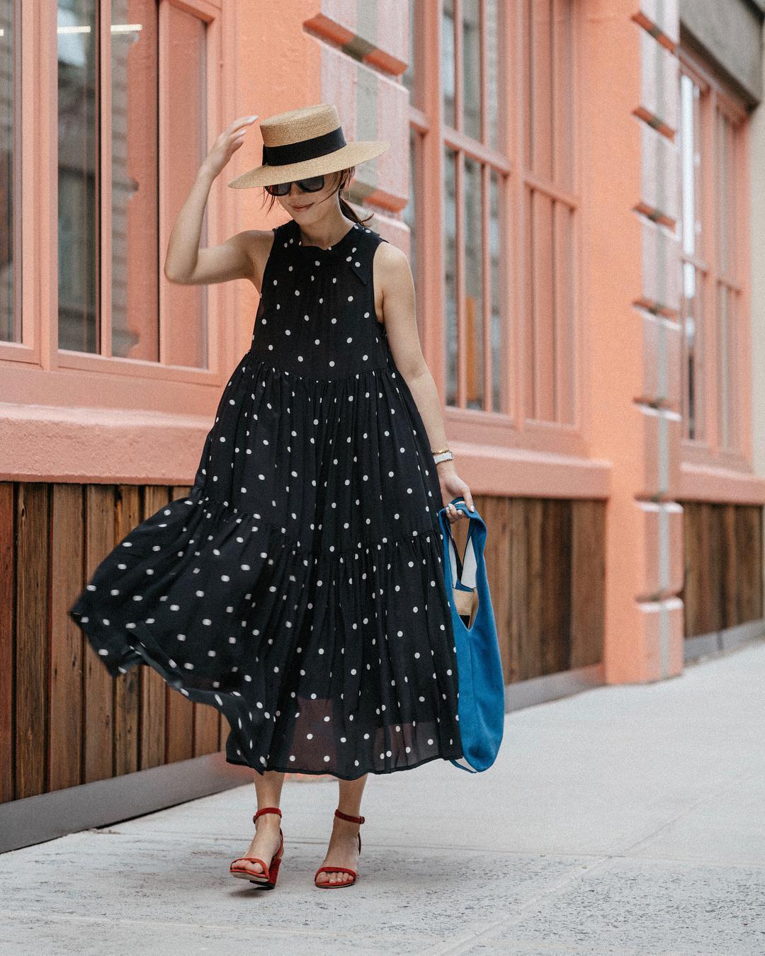 ERIC JAVITS Squishee Classic Woven Fedora Hat In Natural Black