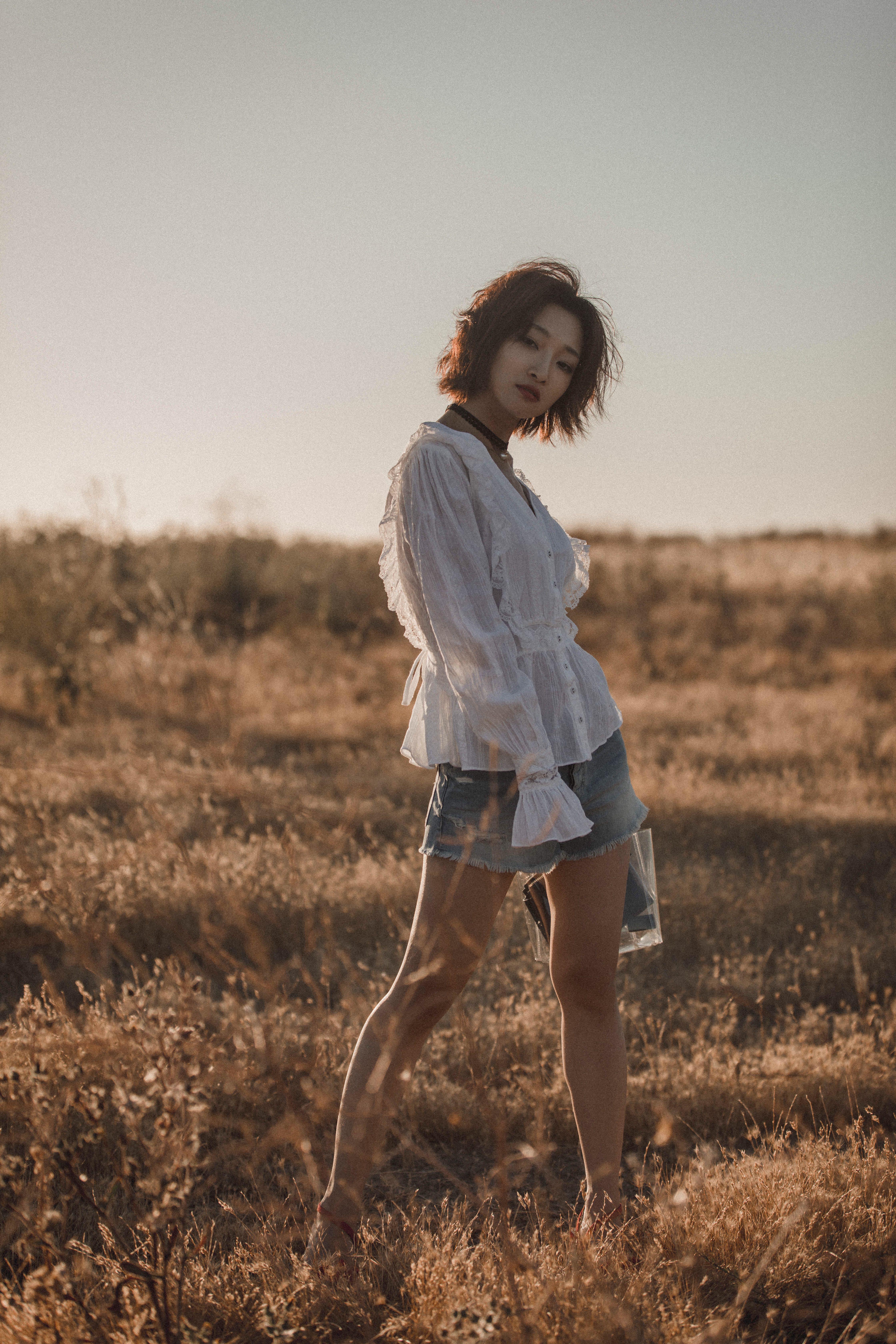 AGOLDE Parker Long Shorts With Cuff In Covet