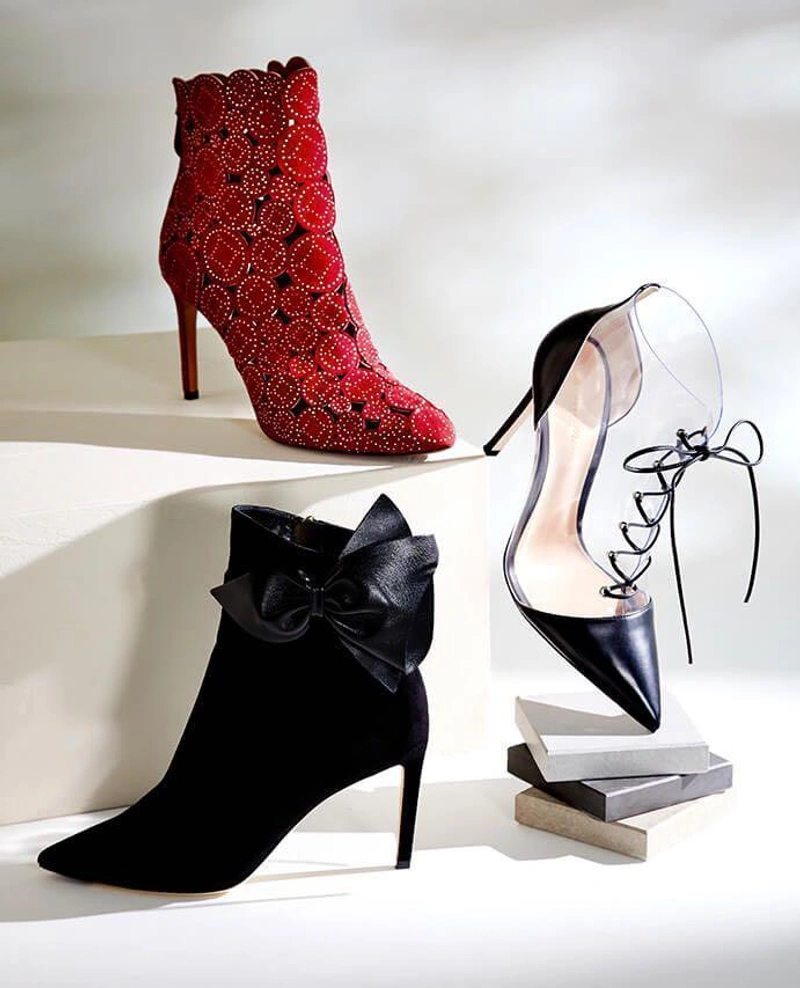 Selfridges's Posts | Wearing: Gianvito Rossi Icon 105 Pvc And Leather Courts In Black