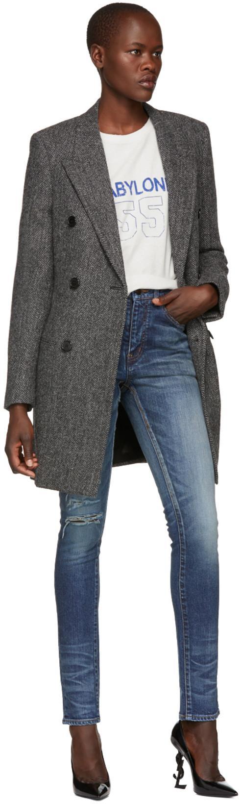 SAINT LAURENT Ysl Opyum Patent Leather Pumps In Black