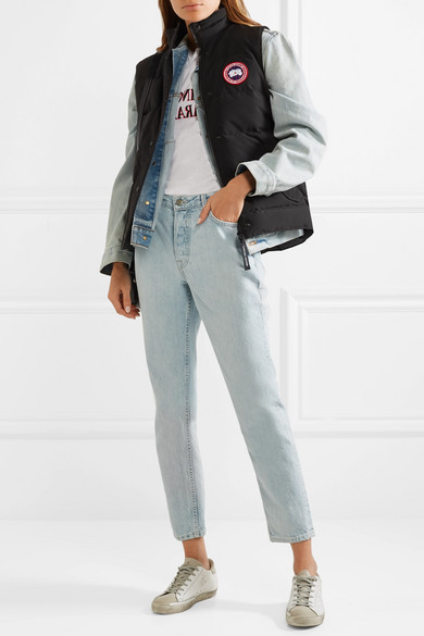 CANADA GOOSE Black Nylon Freestyle Vest