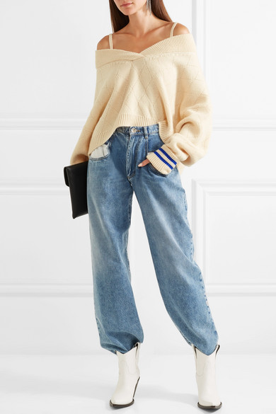 MAISON MARGIELA Straight Leg Jeans With Contrasted Pockets Clothing In Blue