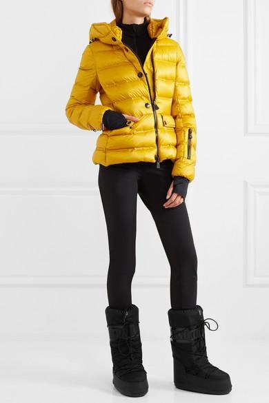 MOON BOOT Icon Suede-trimmed Quilted Shell Snow Boots In Black