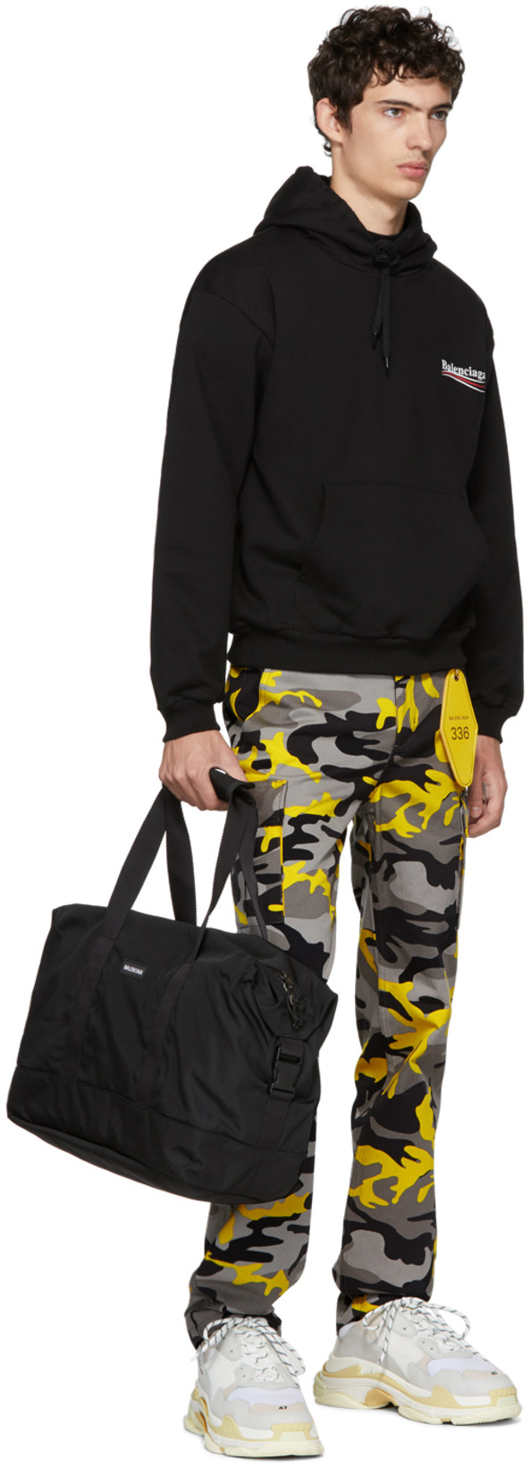 BALENCIAGA Political Campaign Sweatshirt In Black