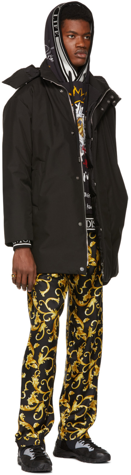 DSQUARED2 White Crewneck T-shirt With Maxi Logo Print On The Front In Cotton Man