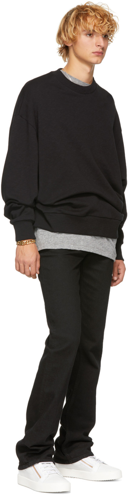 GIUSEPPE ZANOTTI Glossy Leather Sneakers In White