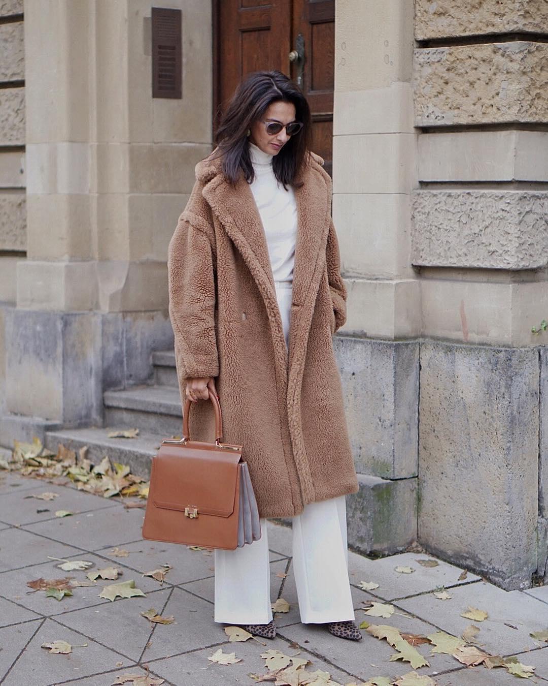 MAX MARA Maxmara Teddy Bear Icon Coat Camel In Brown