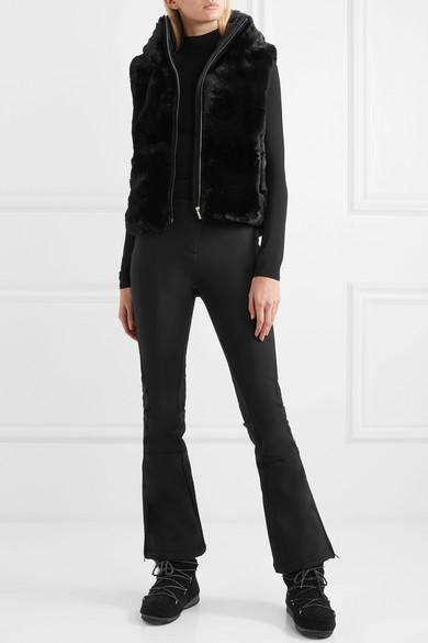 MOON BOOT Icon Suede-trimmed Quilted Shell Snow Boots In Black