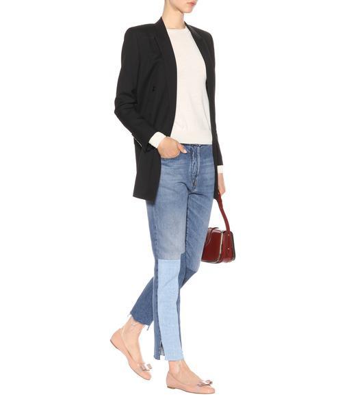 FERRAGAMO Varina Bow-detail Patent Leather Ballet Flats In Macaroons