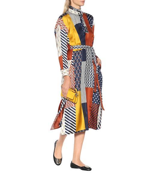 TORY BURCH Minnie Travel Ballet With Metal Logo In Black