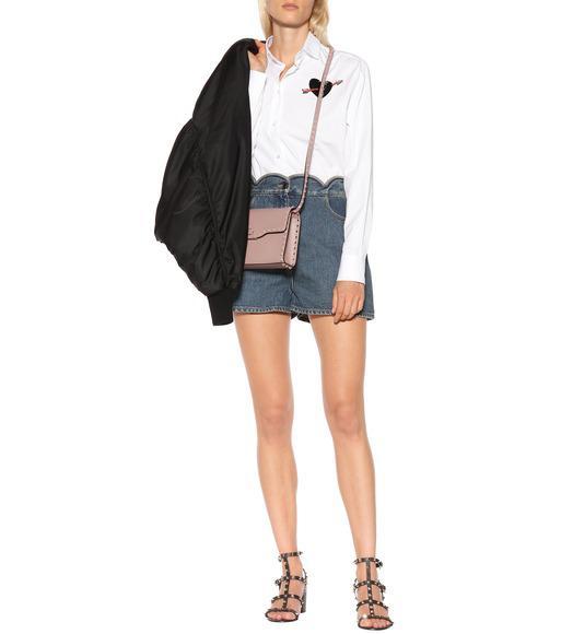 VALENTINO GARAVANI Garavani Rockstud 60 Leather Sandals In Black