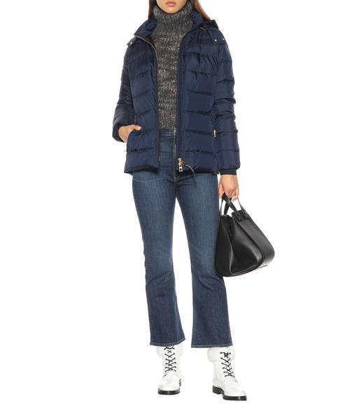 LOEWE Hammock Mini Leather Hobo Bag In Ocean