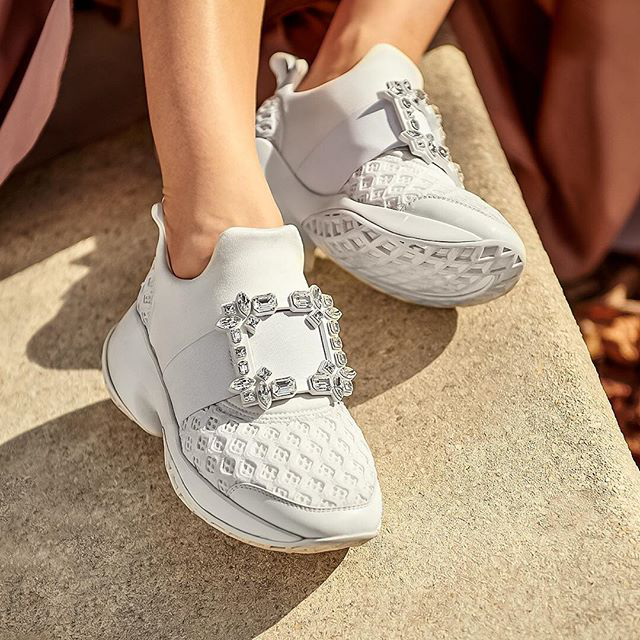 ROGER VIVIER Viv Run Black Sneakers