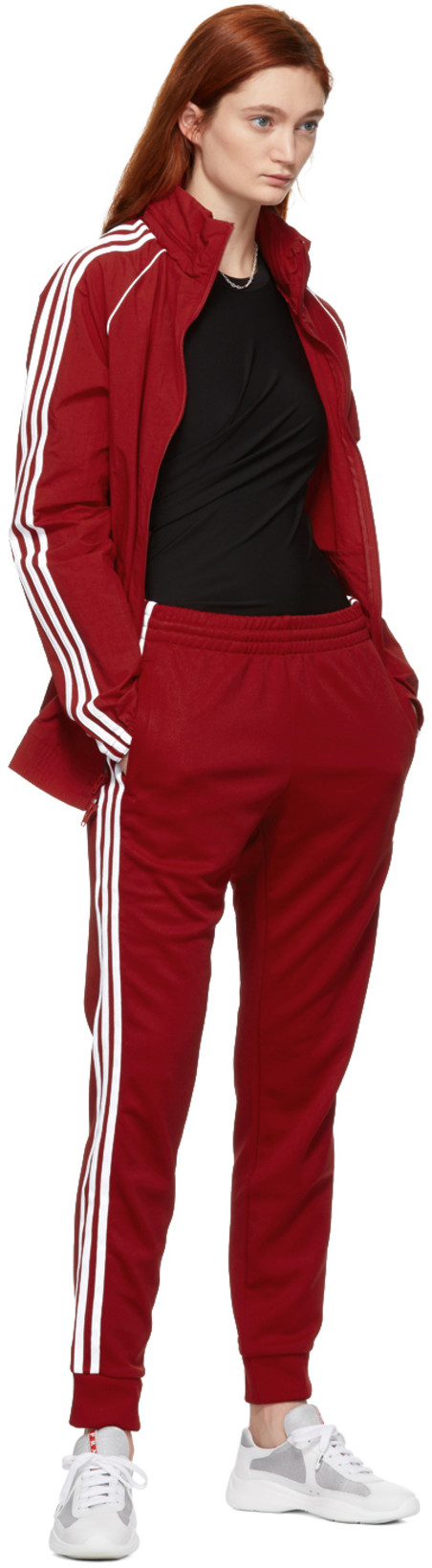 PRADA White Lace Up Sneakers In Multi