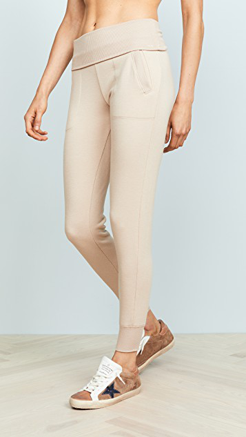 BEYOND YOGA Lounge Around Joggers In Darkest Night