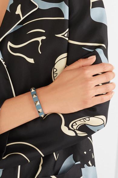 VALENTINO GARAVANI Studded Leather Decollete Pumps In Black