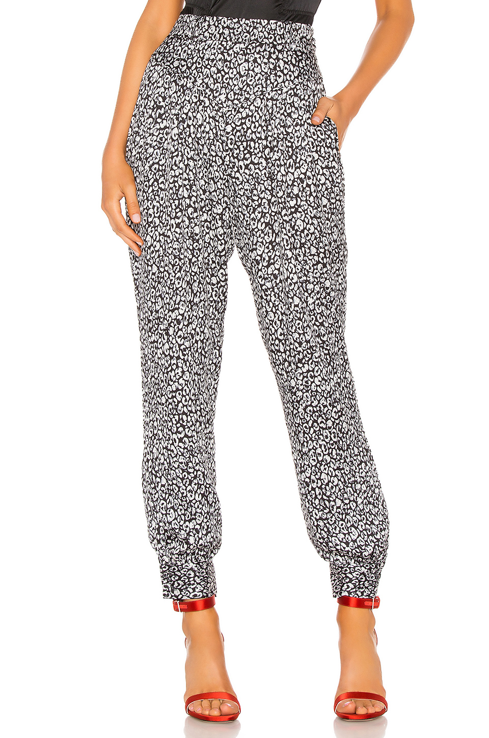 FLEUR DU MAL Mesh-paneled Stretch-silk Satin Bodysuit In Black