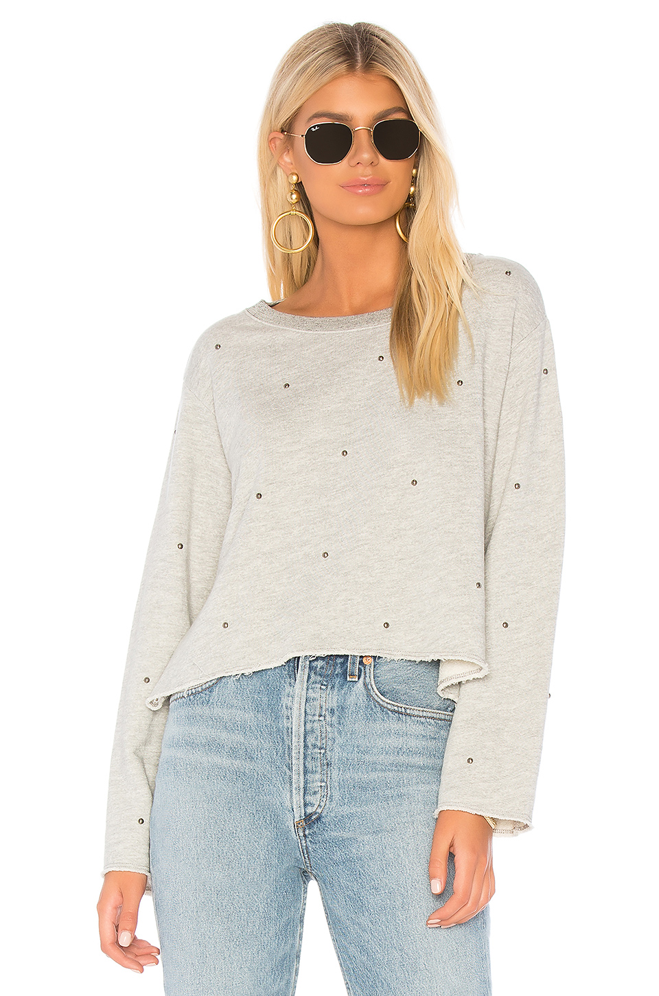 RAY BAN Ray-ban Ray-ban Polarized Hexagonal Rb3548n-001-5851-21 Gold Geometric Sunglasses In Green