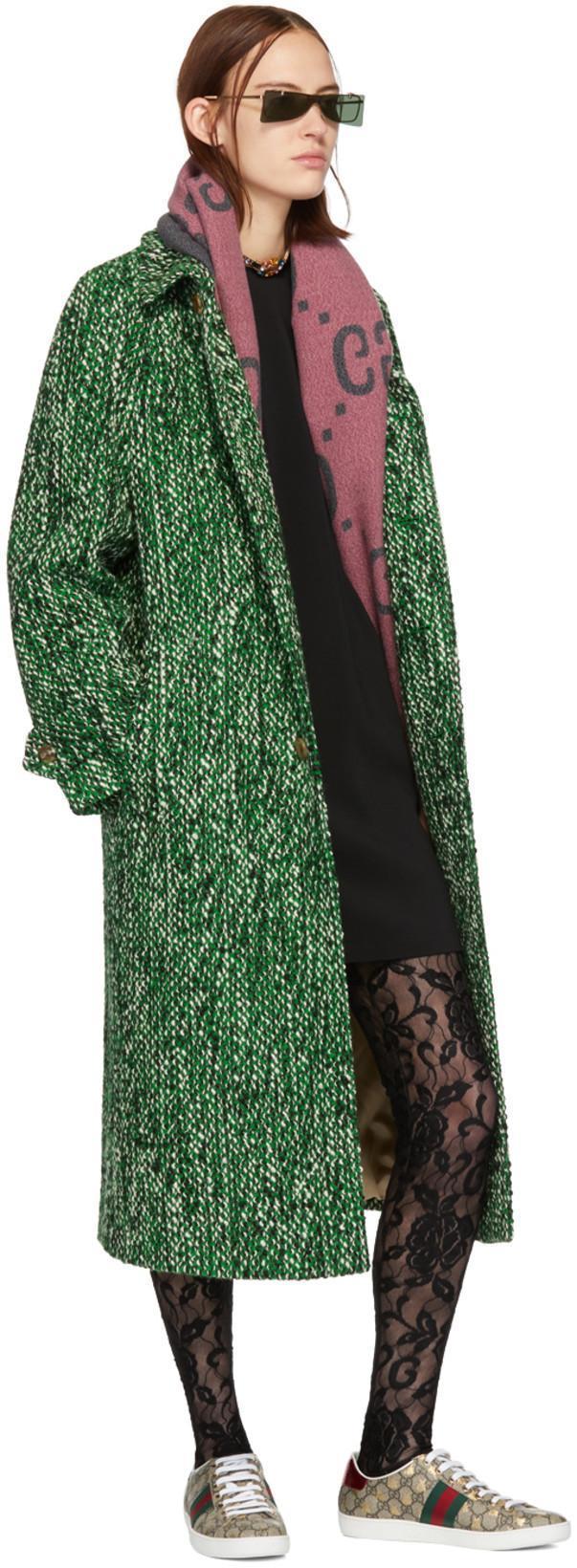 GUCCI Ace Gg Supreme Bee-print Monogrammed Sneakers In Beige