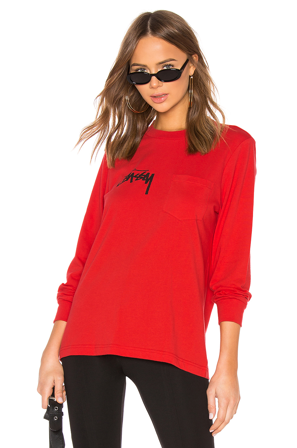 LE SPECS Womens Black Outta Love Oval-frame Plastic Sunglasses